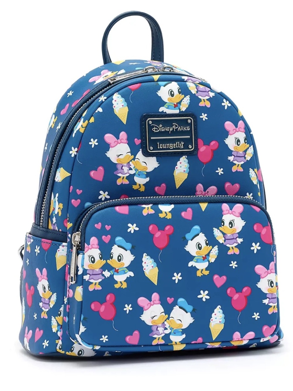LOUNGEFLY - DISNEY PARKS - DONAD & DAISY LOVE MINI BACKPACK